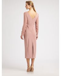 Callula Lillibelle | Pink Silk Chloe Dress | Lyst