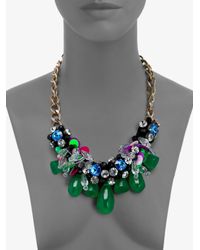 Marni | White Multicolored Cluster Chain Link Necklace | Lyst