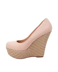 steve madden wedges pink