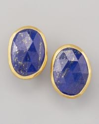 Gurhan | Blue Lapis Stud Earrings | Lyst