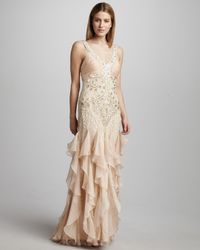 sue wong beaded gown