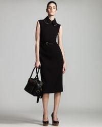 Stella McCartney | Black Colorblock Dress | Lyst