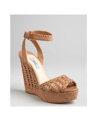 nude woven sandals