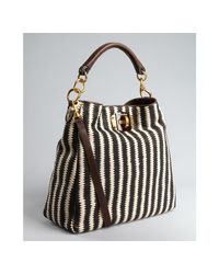 miu miu woven leather hobo bag