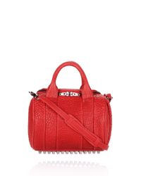 Alexander Wang | Red Rockie in Cayenne Pebble Lamb with Black Nickel | Lyst
