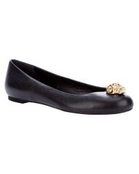 Alexander McQueen | Black Skull Ballet Pump | Lyst