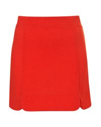 Topshop Mini Skirt in Orange | Lyst