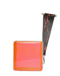 KENZO | Orange Hard Plexiglass Clutch | Lyst