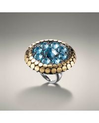 John Hardy | Blue Round Ring | Lyst