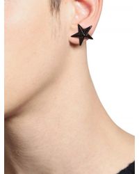 Givenchy | Black Star Earrings for Men | Lyst