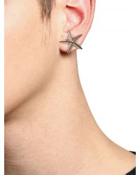 Givenchy | Metallic Star Earrings for Men | Lyst