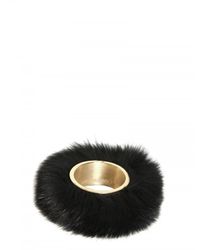 Viktor & Rolf | Fur Bangle Black | Lyst