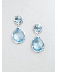Ippolita | Metallic Sterling Silver Snowman Drop Earrings | Lyst