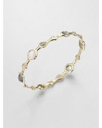 Ippolita | Metallic Semiprecious Multistone 18k Gold Bangle Bracelet | Lyst