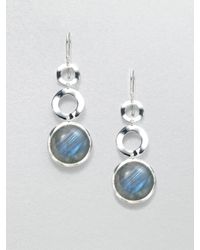 Ippolita | Metallic Labradorite Sterling Silver Link Earrings | Lyst