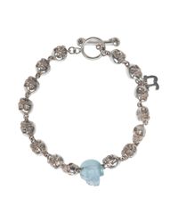 Jade Jagger | Metallic Silver Skull Bracelet | Lyst