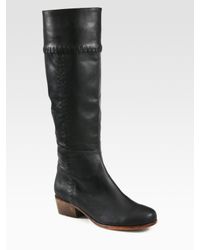 Joie | Black Journey Leather Knee High Boots | Lyst