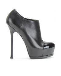 saint laurent platform ankle boots