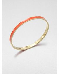 kate spade new york | Orange Take Heart Bangle Bracelet | Lyst
