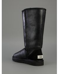 ugg tall leather bomber boots
