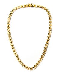 Eddie Borgo | Metallic Pyramid Necklace | Lyst