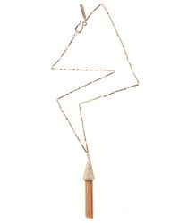Eddie Borgo | Metallic Pave Cone Tassel Necklace | Lyst