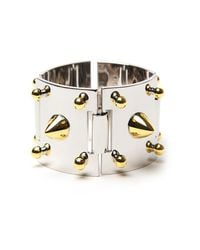 Eddie Borgo | Metallic Two-tone Studded Cuff | Lyst