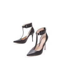 Lyst - Elizabeth and james Saucy Ankle Cuff Pumps in Black