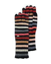 Sonia Rykiel - Multicolor Striped Wool Gloves for Men - Lyst