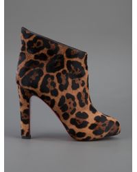 Christian louboutin Leopard Print Ankle Boot in Animal (leopard ...