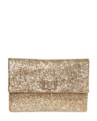 Anya Hindmarch | Metallic Rainbow Glitter Clutch | Lyst