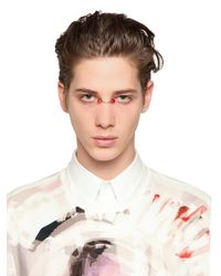 Givenchy | Red Swarovski Crystals Nose Bridge Ring for Men | Lyst