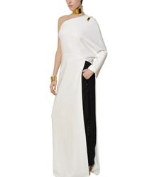 Givenchy | White Stretch Viscose Cady Long Dress | Lyst