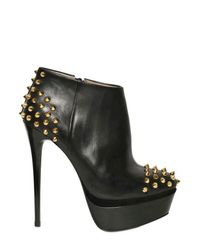 KG by Kurt Geiger Black 140mm Estera Studded Leather Boots