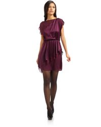 Alice + Olivia | Purple Rory Butterfly Wrap Dress | Lyst