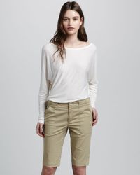 Vince | Natural Bermuda Shorts | Lyst