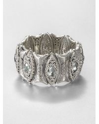 Konstantino | Metallic Prasiolite & Sterling Silver Cuff Bracelet | Lyst
