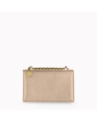 Stella McCartney - Natural Grace Faux Leather Clutch - Lyst
