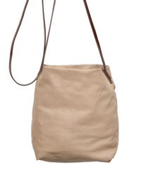 Rick Owens Natural Nappa Leather Cross Body Bag