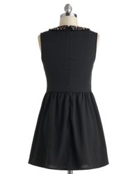 Modcloth Traffic Gem Dress in Black | Lyst