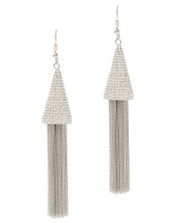 Eddie Borgo | Blue Pavé Crystal Frond Ear Piece | Lyst