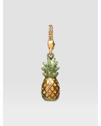 Jay Strongwater | Metallic Pineapple Charm | Lyst