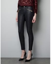 zara snake trousers