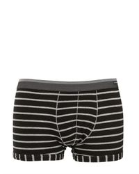 Dolce & Gabbana Black Striped Jersey Boxer Briefs for men