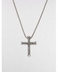 Stephen Webster | Metallic Silver Cross Pendant for Men | Lyst