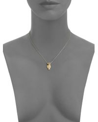 Sydney Evan | Metallic Diamond Seahorse Pendant Necklace | Lyst