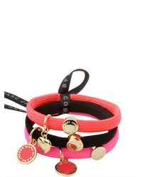 Marc By Marc Jacobs | Purple Classic Marc Cluster Pony Hair Elastics | Lyst