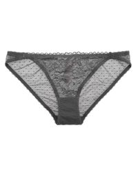 Stella McCartney | Gray Stella Mccartney Yasmin Calling Bikini | Lyst