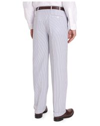 Brooks Brothers White Seersucker Madison Fit Suit for men