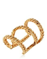 Giuseppe Zanotti | Metallic Gold Plated Brass Chain Bracelet | Lyst